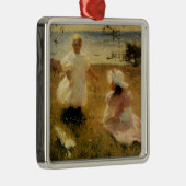 Die Schwestern Silbernes Ornament (Rechts)