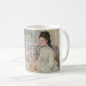 Die Schwestern (von Berthe Morisot) Kaffeetasse (VorderseiteRechts)