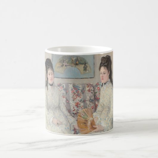 Die Schwestern (von Berthe Morisot) Kaffeetasse (Mittel)