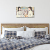 Die Schwestern (von Berthe Morisot) Leinwanddruck (Insitu (Schlafzimmer))