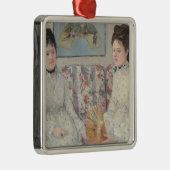 Die Schwestern (von Berthe Morisot) Ornament Aus Metall (Rechts)