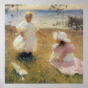 Die Schwestern von Frank Weston Benson Poster