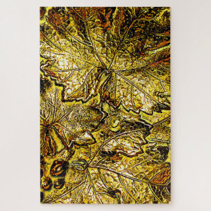 DIE SCHWIERIGSTEN GOLDENEN BLÄTTER DER WELT PUZZLE