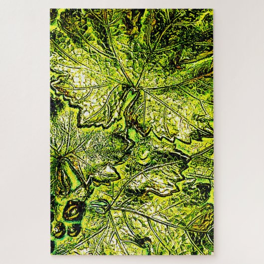 DIE SCHWIERIGSTEN GRÜNEN BLÄTTER DER WELT PUZZLE (Vertikal)