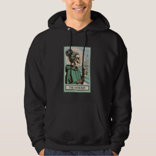 Die Schwimm-Mama-Skelett-Tarotkarte, Schwimm-Mama Hoodie