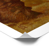 Die schwindende Welle Poster (Ecke)