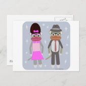 Die Schwingelaffen Postkarte (Vorne/Hinten)