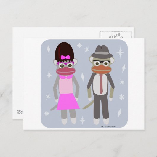 Die Schwingelaffen Postkarte (Vorne/Hinten)