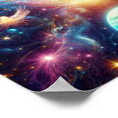 Die Schwingung des Universums Poster (Ecke)
