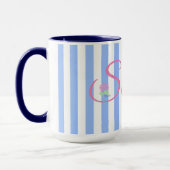 Die Sconset Blue Stripe-Tasse Tasse (Links)