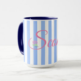 Die Sconset Blue Stripe-Tasse Tasse