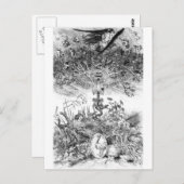 Die Scraps-Vintage Felicien Rops Postkarte (Vorne/Hinten)