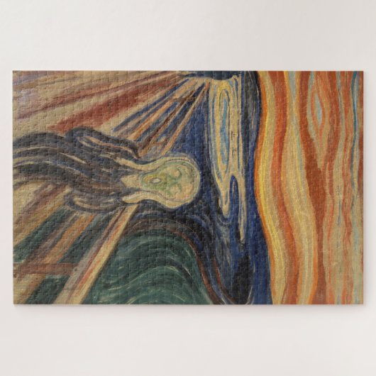 Die Scream Art von Edvard Mu Puzzle (Horizontal)