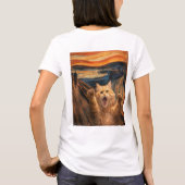 Die Scream-Katze-Parodie-Kunst T-Shirt (Rückseite)