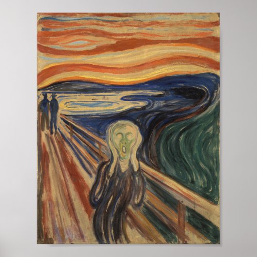 Die Scream-Malerei - Edvard Munch - 1910 Poster (Vorne)