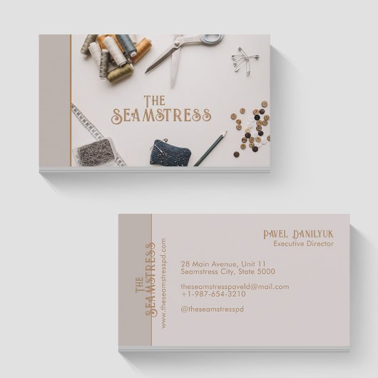 Die Seamstress Business Card Visitenkarte