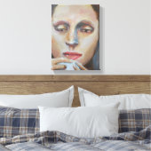 Die Seamstress Leinwanddruck (Insitu (Schlafzimmer))