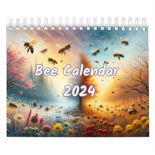 Die Seasons durchqueren: Eine Bienenreise Kalender (Titelbild)
