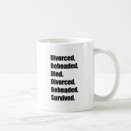 Die sechs Ehefrauen von Henry VIII Kaffeetasse (Rechts)