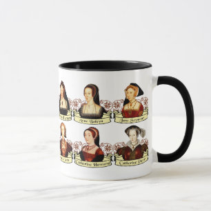 Die sechs Ehefrauen von Klassiker Henrys VIII Tasse