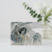 Die sechs Flügeldrachen vom Propheten Postkarte (Stehend Vorderseite)