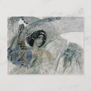 Die sechs Flügeldrachen vom Propheten Postkarte