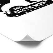 Die Sechste Mann-Basketball-Silhouette Poster (Ecke)