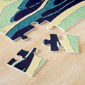 Die sechsunddreißigjährige Große Welle zeigt auf d Puzzle (Seite)