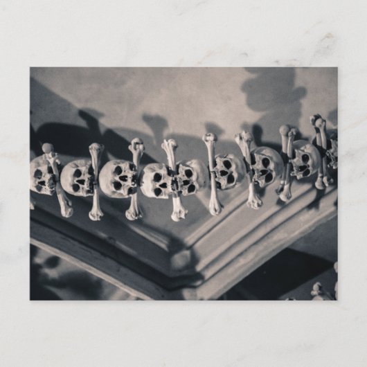 Die Sedlec-Ossuary-Postkarte Postkarte (Vorderseite)