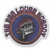 Die See mag niemanden Pixel Art Aufkleber (Vorderseite)