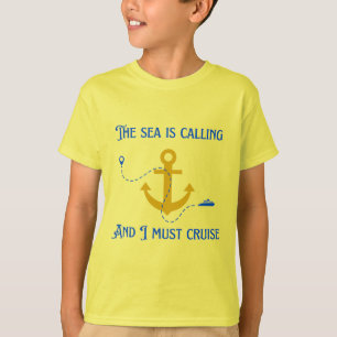 Die See ruft Kreuzfahrt T-Shirt