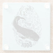 Die Seebrise ist- Parfüm Glasuntersetzer (Rückseite)