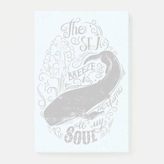 Die Seebrise ist- Parfüm Post-it Klebezettel (Vorderseite)