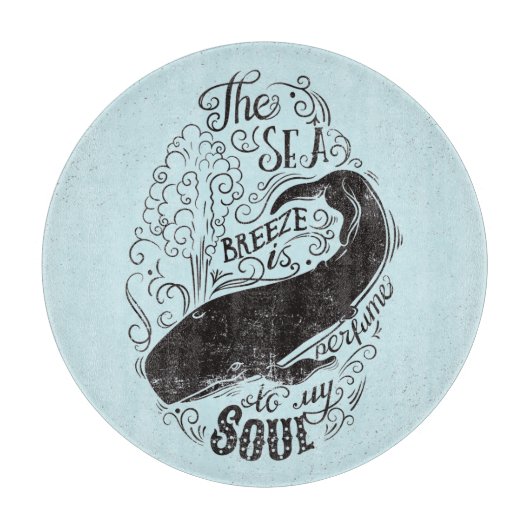 Die Seebrise ist- Parfüm Schneidebrett (Vorderseite)