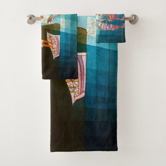 Die Seefahrer, Paul Klee Badhandtuch Set (Insitu)