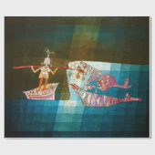 Die Seefahrer, Paul Klee Geschenkpapier (Flach)