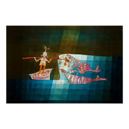Die Seefahrer, Paul Klee Poster (Vorderseite)