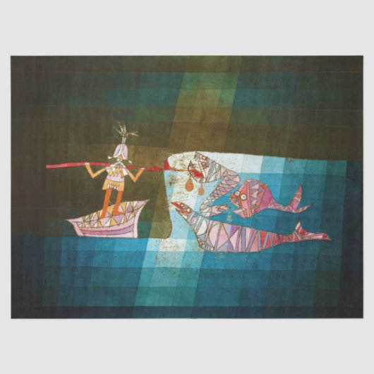Die Seefahrer, Paul Klee Seidenpapier (Vorderseite)