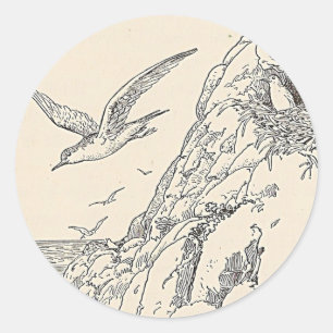 Die Seegüter Runder Aufkleber