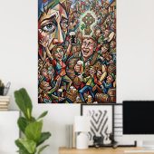 Die Seele Irlands: Kubistischer Pub und keltische Poster (Heimbüro)