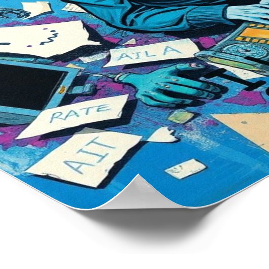 Die seelenlose Maschine: 4 Poster (Ecke)