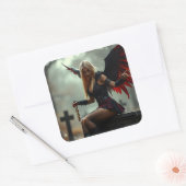 Die Seelensammlerin Quadratischer Aufkleber (Umschlag)