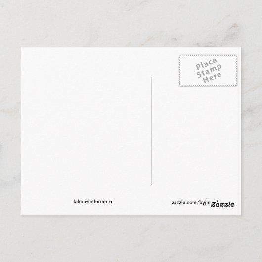 die Seen Postkarte (Rückseite)