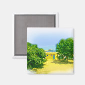 Die Seen von Chicago Beach Magnet (Vorderseite/Rückseite)