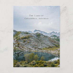 Die Seen von Covadonga, Asturien, Spanien Reise Postkarte