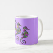 Die Seepferd-Regenbogen-Tasse Kaffeetasse (VorderseiteRechts)