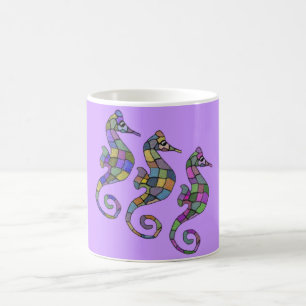 Die Seepferd-Regenbogen-Tasse Kaffeetasse