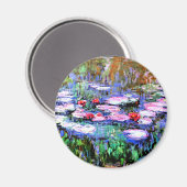 Die Seerosen von Monet, Magnet (Vorderseite/Rückseite)