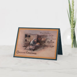 Die Segen der Weihnachtsgrußkarte Feiertagskarte