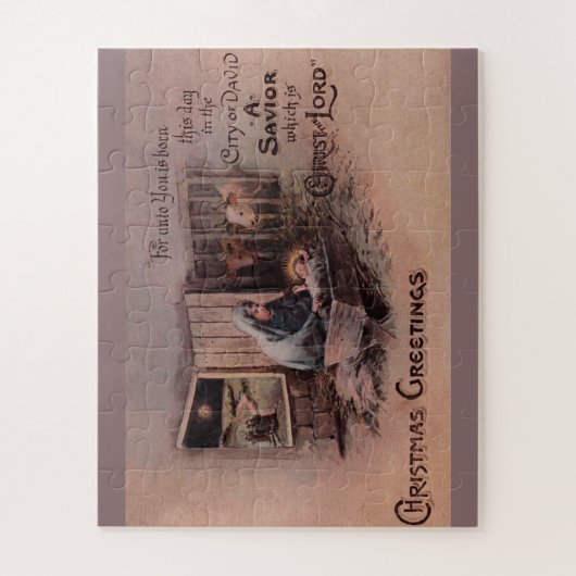 Die Segen für das Weihnachtsrätsel Puzzle (Vertikal)